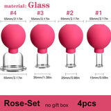 Rubber Face Massager Vacuum Eye Skin Lifting Facial Cups Anti Cellulite Jar Anti-Wrinkle Cupping Therapy Beauty Tool