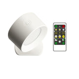 Modern LED application with remote control - rechargeable battery, USB power, adjustable color temperature and brightness