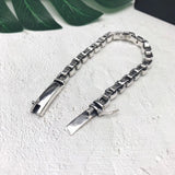 Men's And Women's Fashion Glossy Thai Silver Bracelet