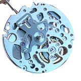 NH70/NH70A Skeletonized nical Movement Black Metal 3 Hands Automatic Self-Winding nism
