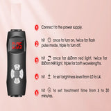 660nm 850nm Near Infrared Light Panel Red Light Lamp With Timer Face and Body Home Use Relief Pain Device with Adjustable Stand
