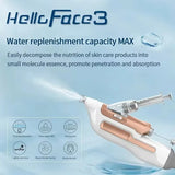 2026 Newest Hello Face 3 High Pressure Airflow Facial Care Maintenance and Hydrating Equipment.