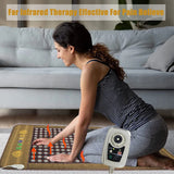 Infrared Heating Pad Jade Biomat 190x100cm FIR Far Infrared Mattress with Tourmaline Stones for Body Pain Relief Muscle Relax