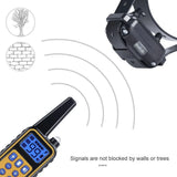H880 Remote Dog Training Collar For 1/2/3 Dogs  Rechargeable  with Shock Vibration Beep and Led Light Function