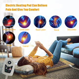 Infrared Heating Pad Jade Biomat 190x100cm FIR Far Infrared Mattress with Tourmaline Stones for Body Pain Relief Muscle Relax