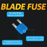 100PCS Micro 2 Blade Fuse ATR/APT Micro2 Fuse ATR/APT Blade Fuse 2A-35A Kit Replacement Fuses for Boat Truck SUV Automotive