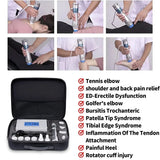 Portable Physiotherapy Shock Waves Equipment Massager Muscle Stimulator Electric Shockwave Therapy Machine Body Back Pain Relief