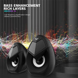 AULA N-69 Computer Desktop Luminous Sound Laptop Desktop Computer Mobile Phone Universal Speaker