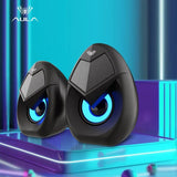 AULA N-69 Computer Desktop Luminous Sound Laptop Desktop Computer Mobile Phone Universal Speaker