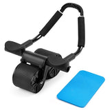 Ab Roller Wheel Automatic Rebound With Elbow Support Flat Plate Exercise Wheel Silence Abdominal Wheel Home Exercise Equipment