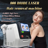 This high-tech diode laser hair removal device features 4000W and four wavelengths: 808nm, 755nm, 940nm, and 1064nm. Suitable fo