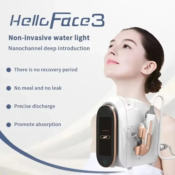 2026 Newest Hello Face 3 High Pressure Airflow Facial Care Maintenanc ...