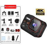 Action Camera 4K 60FPS With Remote Control Screen Waterproof Sport Camera Drive Recorder Sports Camera Action Photography Cam