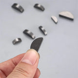 80pcs Woodruff Keys,Half Moon Keys, Half Moon Semicircle Bond Key Hardware Keyway Set,Shaft Crank Key for Mechanical Crankshaft