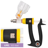 Adjustable Animal Continuous Syringe Vaccine Injection 2ml/6ml Semi-automatic Vaccine Needles Chicken Veterinary Animal Dosing