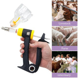 Adjustable Animal Continuous Syringe Vaccine Injection 2ml/6ml Semi-automatic Vaccine Needles Chicken Veterinary Animal Dosing