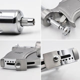 Adjustable Animal Syringe Semi Automatic Metal 50Ml Continuous Vaccine Injection Injector Horse Sheep Cattle Pig Veterinary