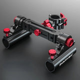 Adjustable Fishing Rod Bracket Bracket Frame Chair Seat 360 Degree Aluminum Alloy Fishing Rod Steel Frame Fishing Tools Fishing