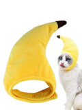 Adorable Creative Funny Pet Dog Cat Hat Costume Banana Hat For Dogs Party Cosplay Accessories Photo Props Headwear