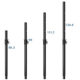 Speaker Pole Speaker Extender Convenient Wear Resistant Replace Practical Speaker Stand M20 Threaded for Stage Performances