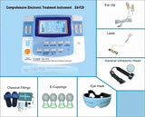 Pulsed Electromagnetic Ultrasound Therapy Machine With Tens & Ems Physiotherapy Equipment 7 Channels With Laser Myostimulator