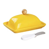 Airtight Butter Dish Large Storage Keeper For Kitchen Ceramic Butter Holder Butter Container With Lid For West East Butter