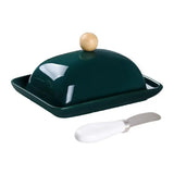 Airtight Butter Dish Large Storage Keeper For Kitchen Ceramic Butter Holder Butter Container With Lid For West East Butter