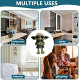 Alien Statues Decor Resin Alien Garden Decor Sculpture Portable Yard Art Figurine Alien Statue Ornaments For Home Lawn Porch