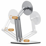Aluminum Alloy Portable Folding Mobile Phone Tablet Desktop Magnetic Support Tablet Stand for iPad Air Pro Xiaomi Redmi Huawei