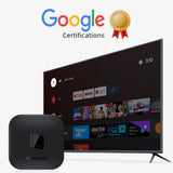 Amlogic S905Y2 Google Certificate Android TV OS Android TV Box HAKOMiNi 5G WIFI 4K Youtube Netflix Chromecast Google Assistant