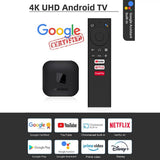 Amlogic S905Y2 Google Certificate Android TV OS Android TV Box HAKOMiNi 5G WIFI 4K Youtube Netflix Chromecast Google Assistant