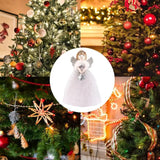 Angel Doll Pendants Christmas Pendants With Plush Angel Doll Holiday Blessing Decor For Stairs Fireplace Christmas Trees Entrywa