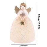 Angel Doll Pendants Christmas Pendants With Plush Angel Doll Holiday Blessing Decor For Stairs Fireplace Christmas Trees Entrywa