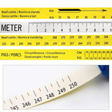Animal Cattle Goat Pig Body Weight Measure Tape Pig Farm Cow Weight Measure Vet Tools Measuring Ruler