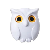 Animal Key Hanger Animal Wall Hooks Punch-free Magnetic Resin Creative Owl Wall Decor Hook For Coat Animal Themed Decoration