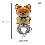 Animal Shape Balloon Headband Animal Balloon Hoop Headband Hair Band Cartoon Animals Jungle Theme Birthday Party Supplies For