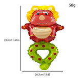 Animal Shape Balloon Headband Animal Balloon Hoop Headband Hair Band Cartoon Animals Jungle Theme Birthday Party Supplies For