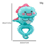 Animal Shape Balloon Headband Animal Balloon Hoop Headband Hair Band Cartoon Animals Jungle Theme Birthday Party Supplies For