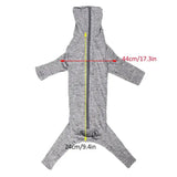 Anti Shedding Suit For Dogs Pet Clothes Dog Recovery Suit Winter Pullover Dog Clothes 4 Legged Dog Jumpsuit Prevent Shedding