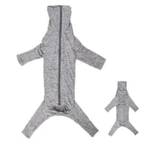 Anti Shedding Suit For Dogs Pet Clothes Dog Recovery Suit Winter Pullover Dog Clothes 4 Legged Dog Jumpsuit Prevent Shedding