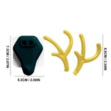 Antler Coat Hooks Robe Hook Punch-Free Wall Sticky Hook For Home Garage Storage Wall Hangers For Bathroom Kitchen Bedroom