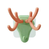Antler Coat Hooks Robe Hook Punch-Free Wall Sticky Hook For Home Garage Storage Wall Hangers For Bathroom Kitchen Bedroom