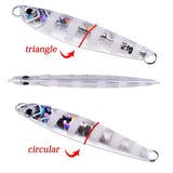 Aorace 10Pcs Super Quatity Metal Casting Jig 7g-10g-21g-28g Shore Drag Cast Jigging Spoon Fishing Lure Artificial Bait Tackle