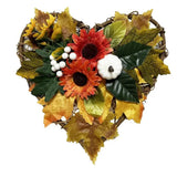 Artificial Maple Leaves Wreath Artificial Halloween Garland With Maple Leaves Maintenance-Free House Cafe Restaurant Garland For