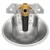 Automatic Dog Sheep Water Bowl Stainless Steel Drinking Goat Lamb Drinker Water Bowl With Copper Valve Farm Feeding Equipment