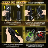 Automatic Male Masturbator Rotation Vibration Machine Penis Glans Trainer Massager Pocket Pussy Mastubation Cup Sex Toy For Men