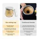 Automatic Mixing Coffee Cup/Mug 400ml Glass Drinkware Coffee Mug Self-Stirring Cup Electric Mixing Cup Tea Cup