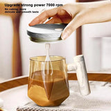 Automatic Mixing Coffee Cup/Mug 400ml Glass Drinkware Coffee Mug Self-Stirring Cup Electric Mixing Cup Tea Cup