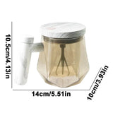 Automatic Mixing Coffee Cup/Mug 400ml Glass Drinkware Coffee Mug Self-Stirring Cup Electric Mixing Cup Tea Cup