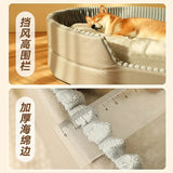 Autumn Winter Dog Bed Washable Kennel Pet Large Sofa Plus Velvet Thick Deep Sleep Cushion Puppy Mat for Small To Large Dogs